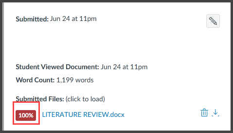 screenshot from Canvas