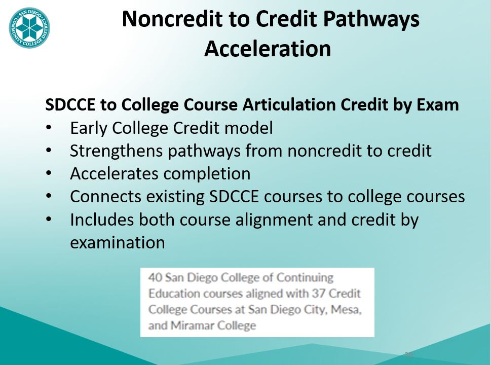 noncredit to college acceleration