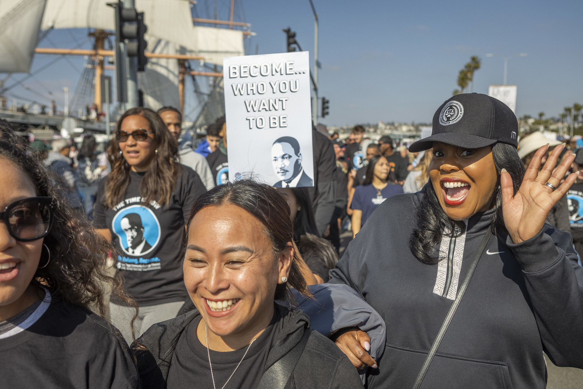 The district at the MLK Parade.