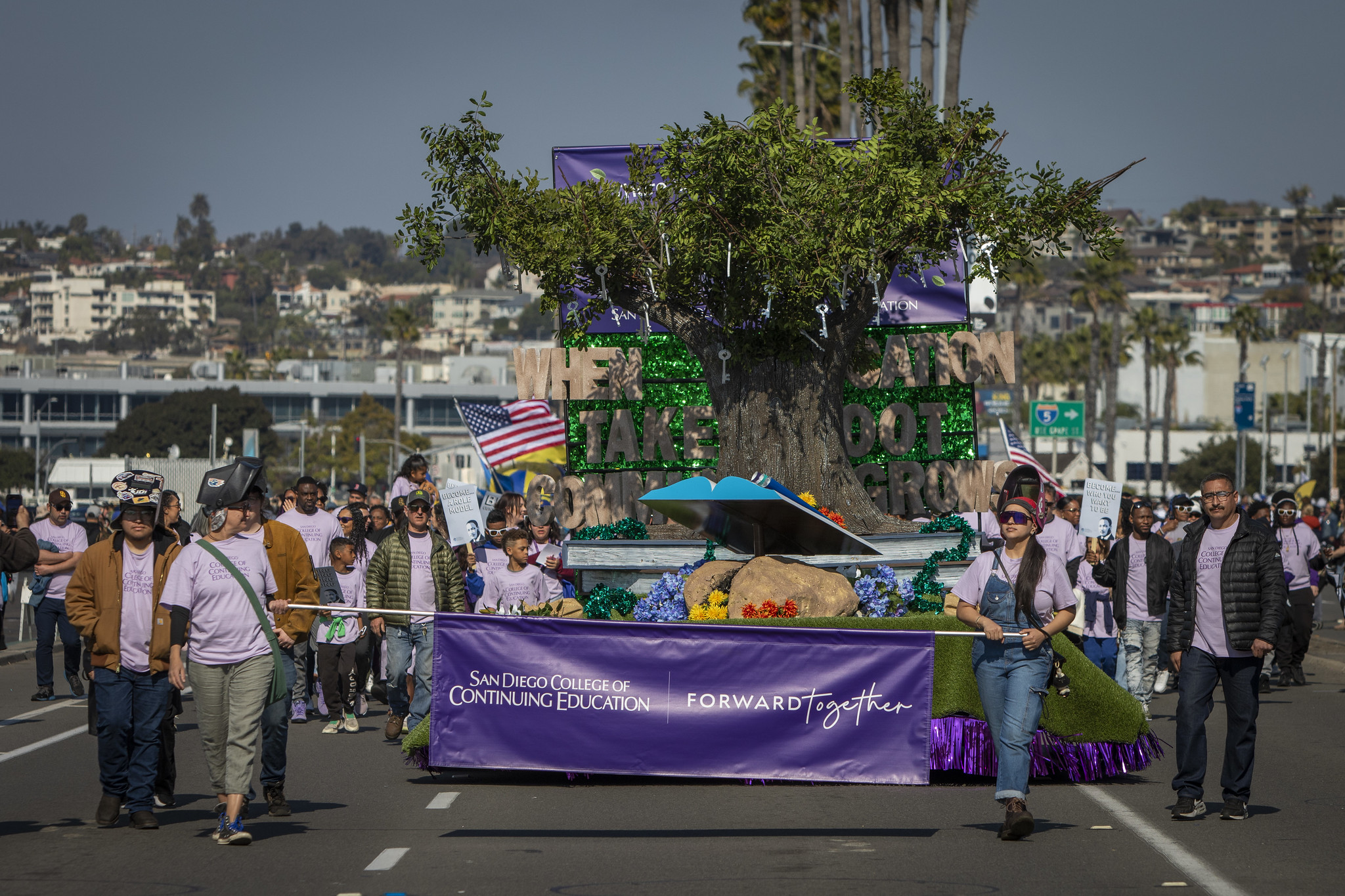 The district at the MLK Parade.