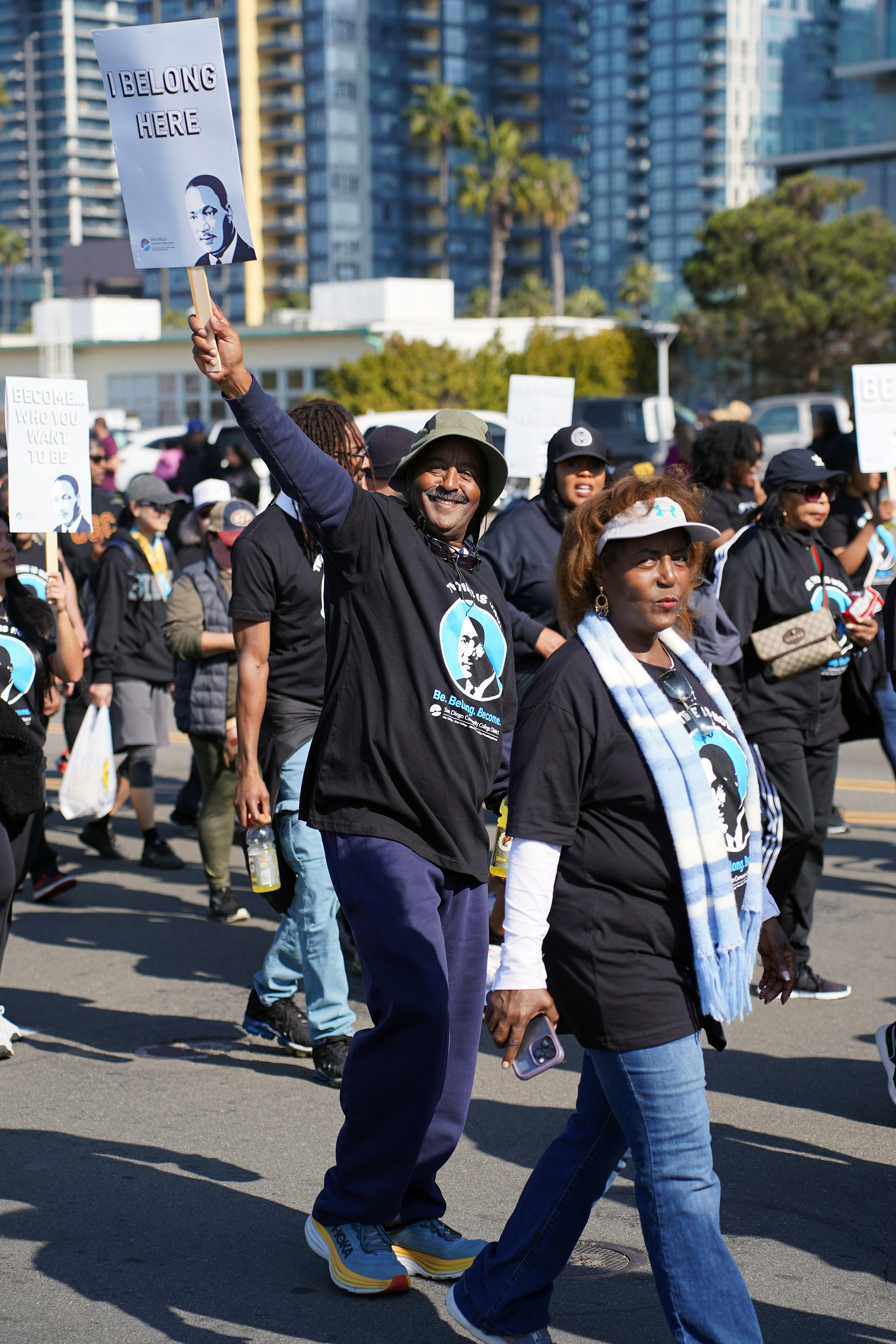 The district at the MLK Parade.