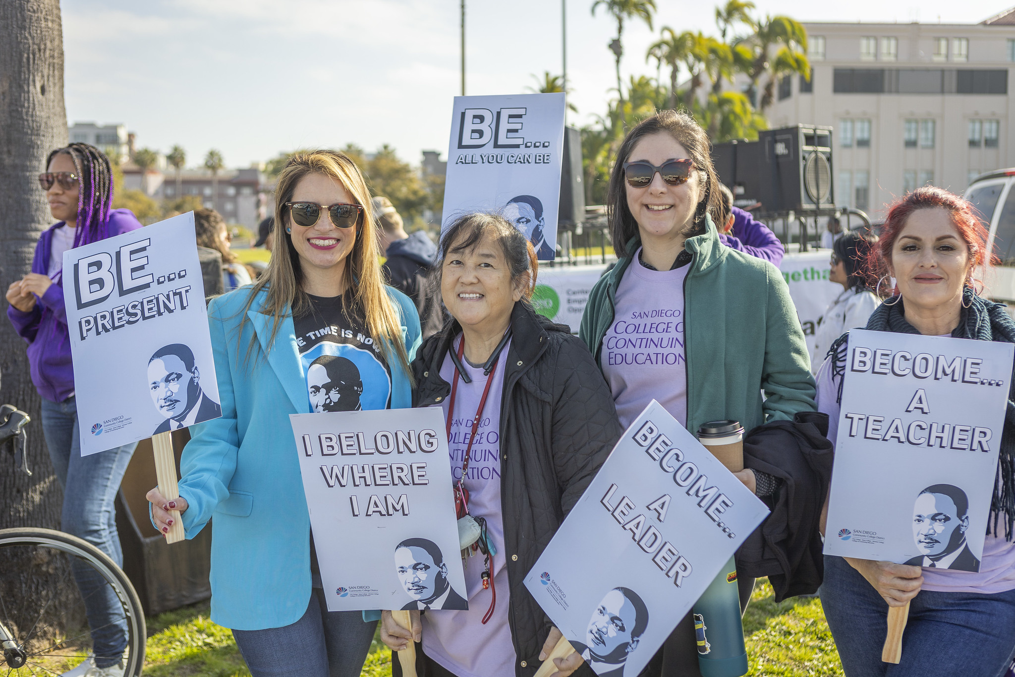 The district at the MLK Parade.
