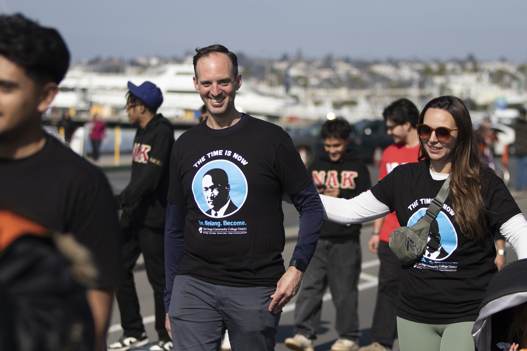Chancellor Gregory Smith with his wife, Lindsay.