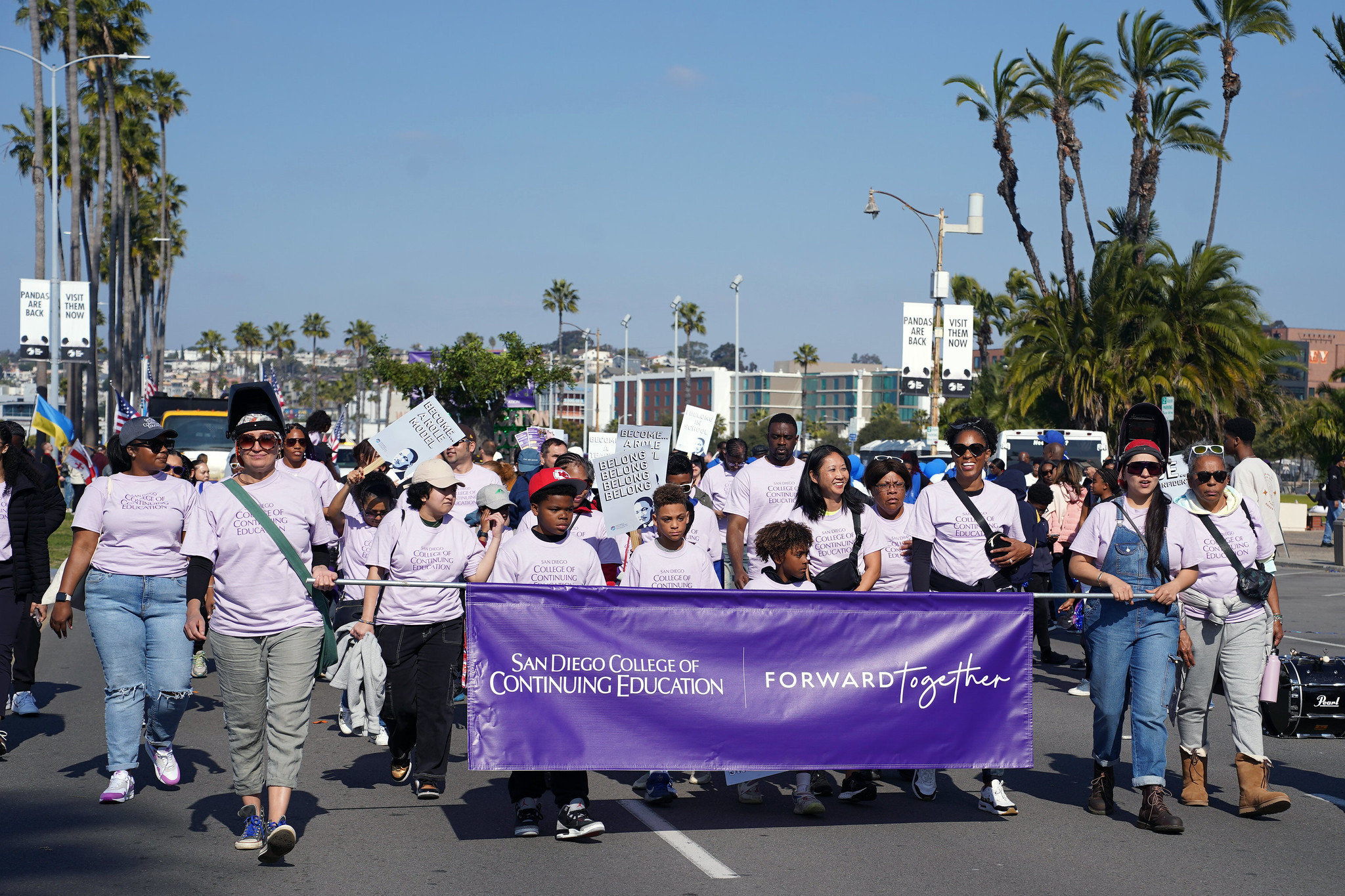 The district at the MLK Parade.