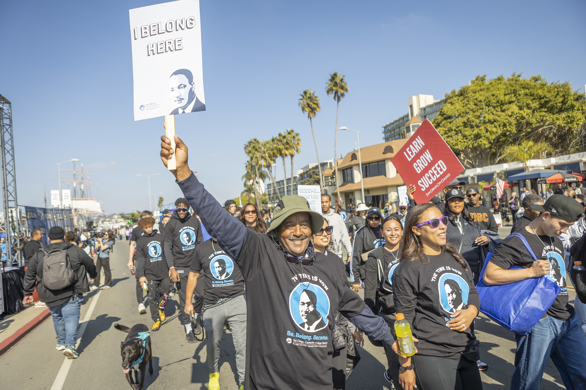 The district at the MLK Parade.