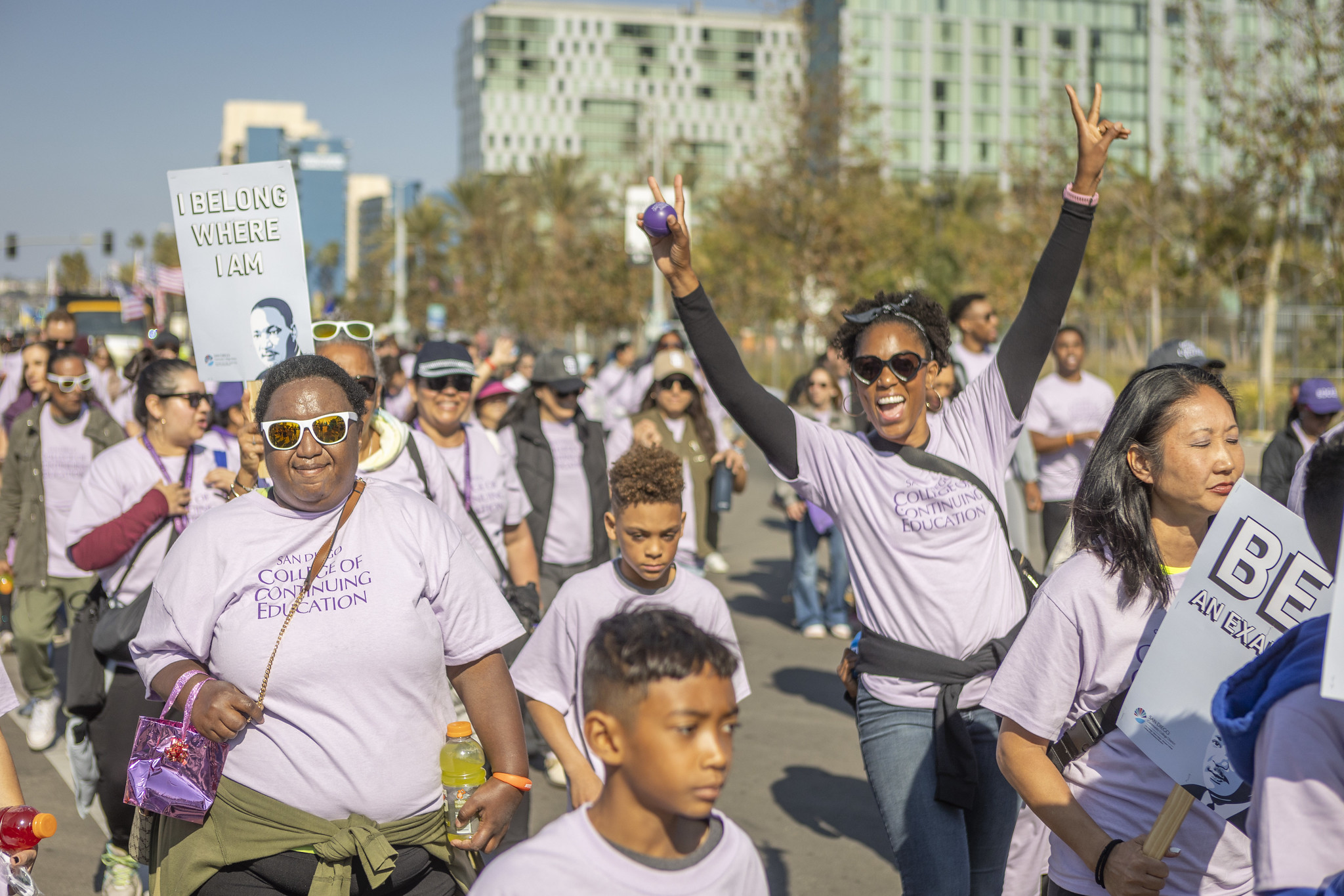 The district at the MLK Parade.