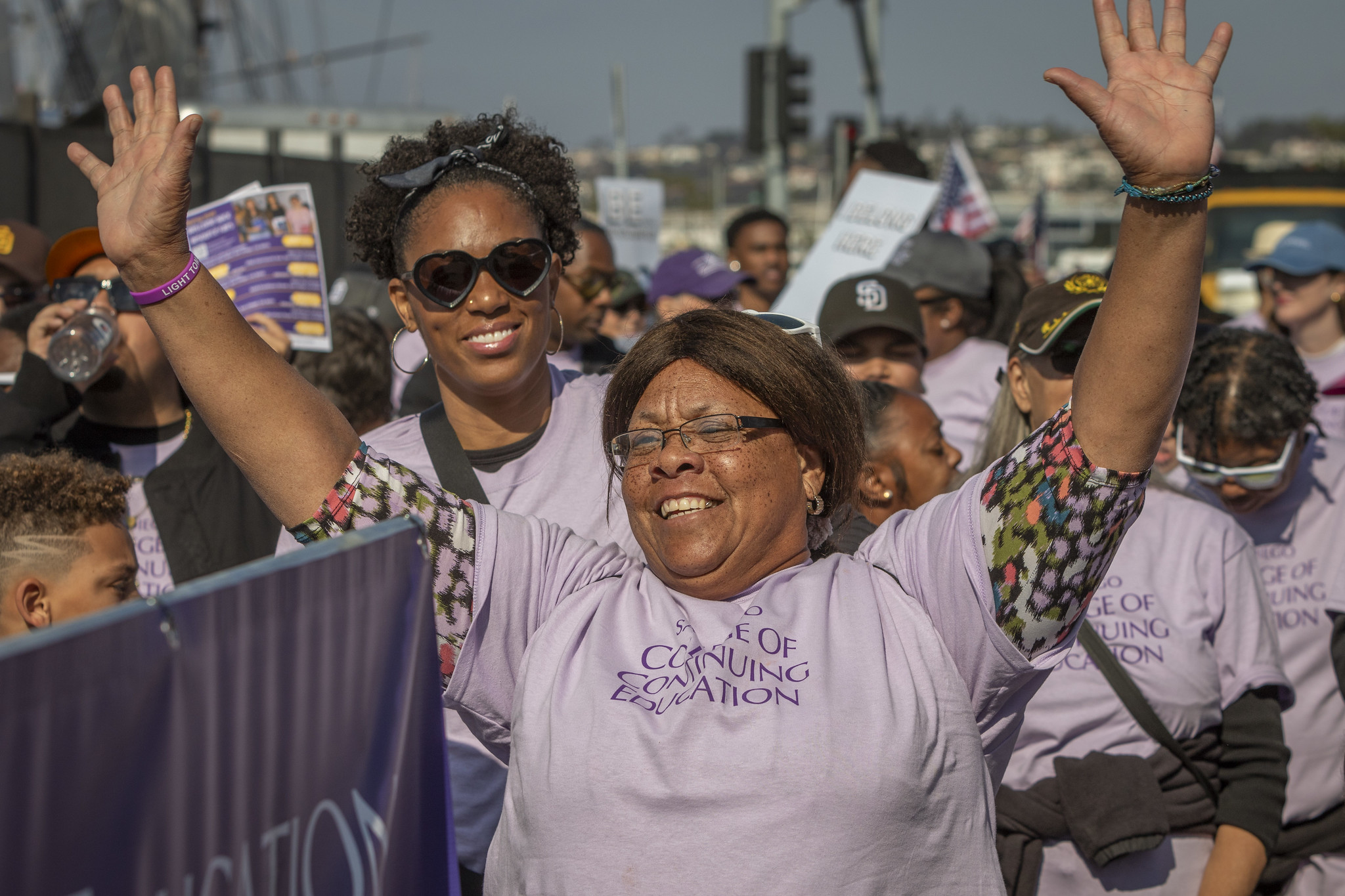 The district at the MLK Parade.