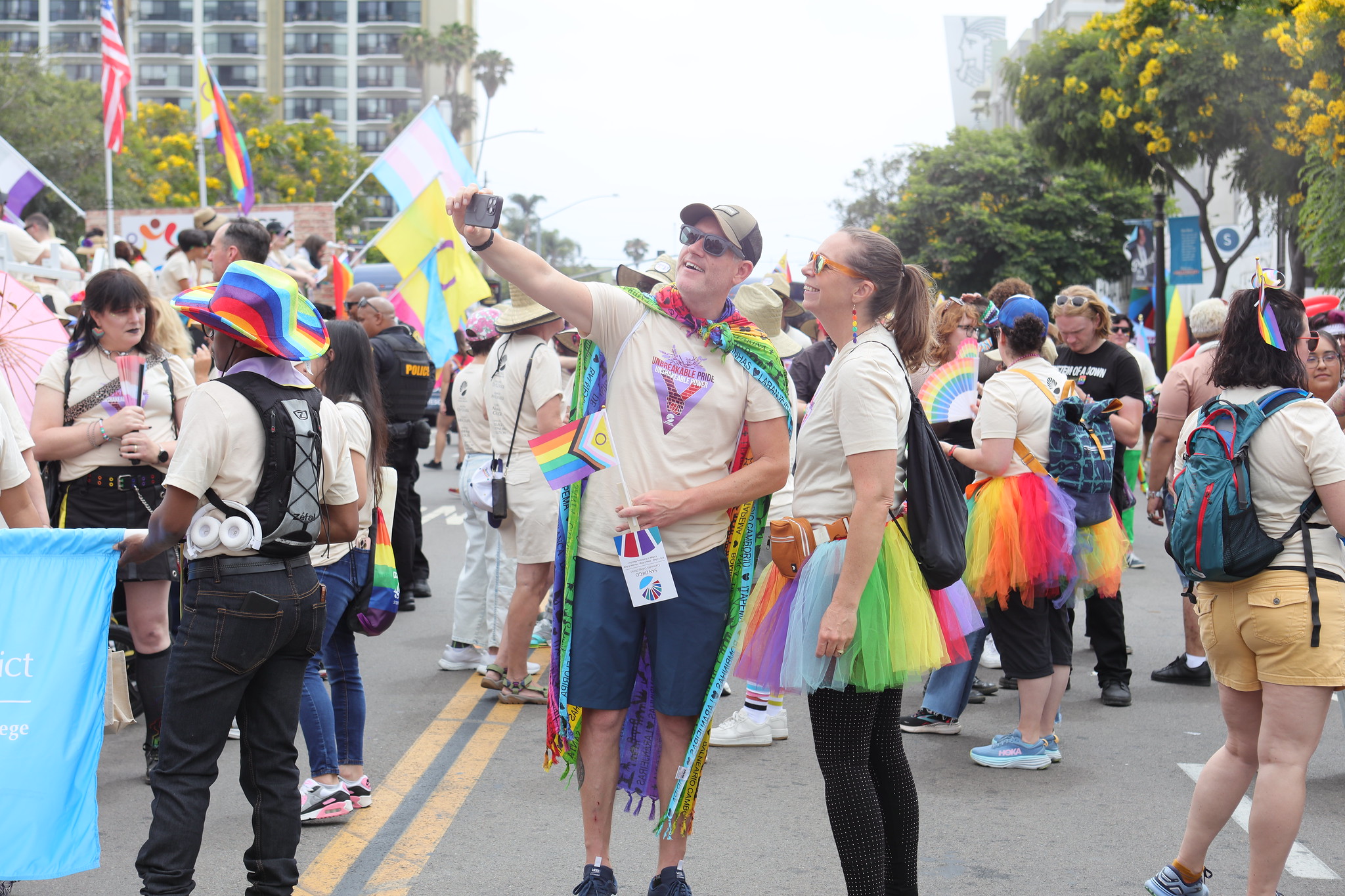 
The SDCCD at the San Diego Pride Parade.
