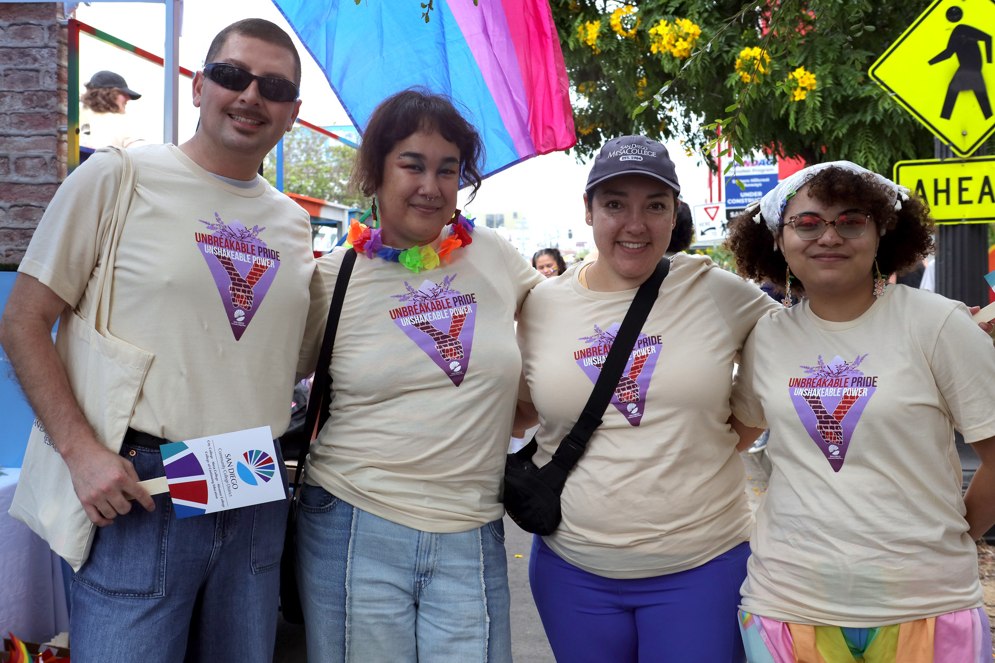 
The SDCCD at the San Diego Pride Parade.
