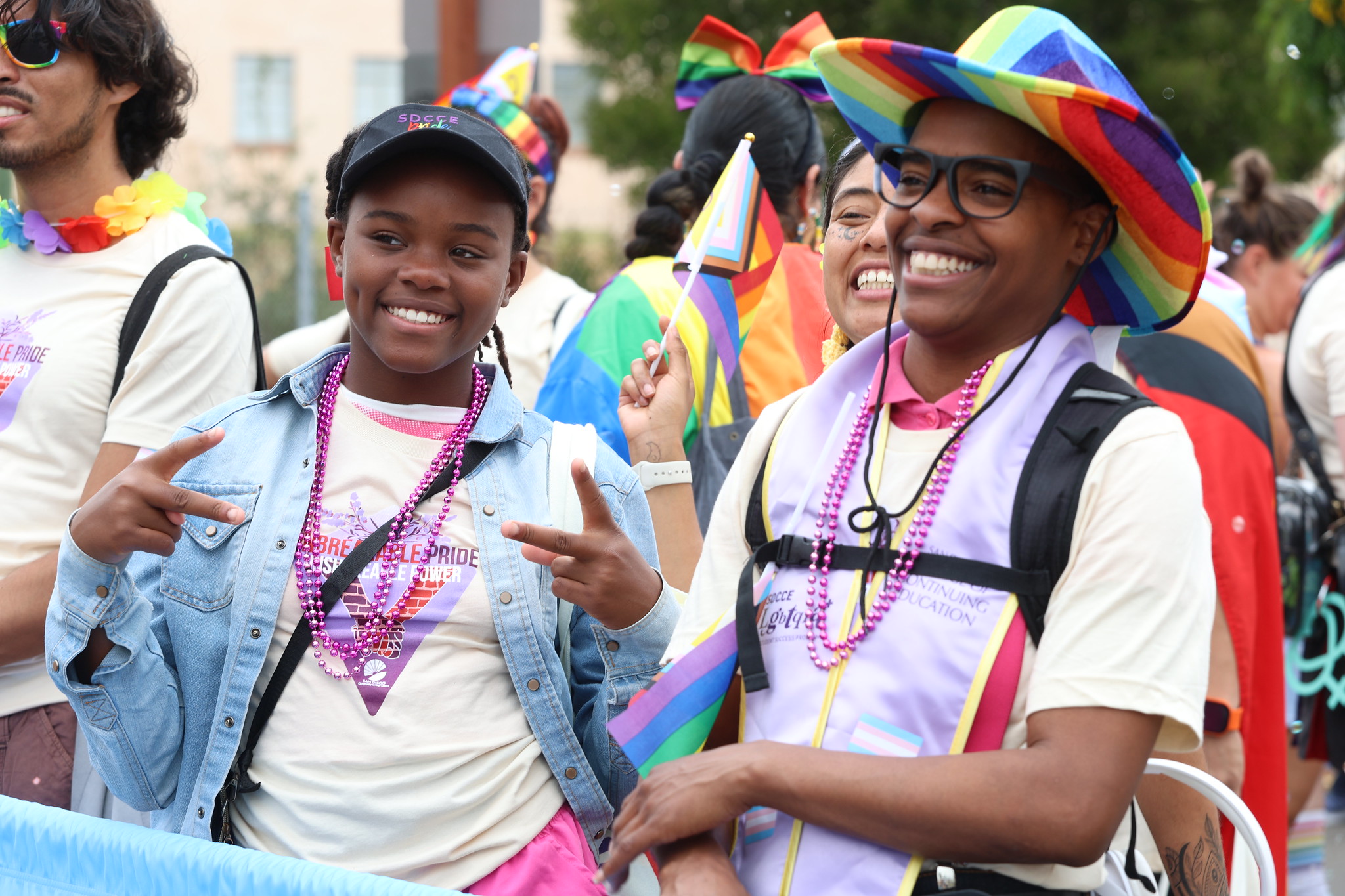 
The SDCCD at the San Diego Pride Parade.
