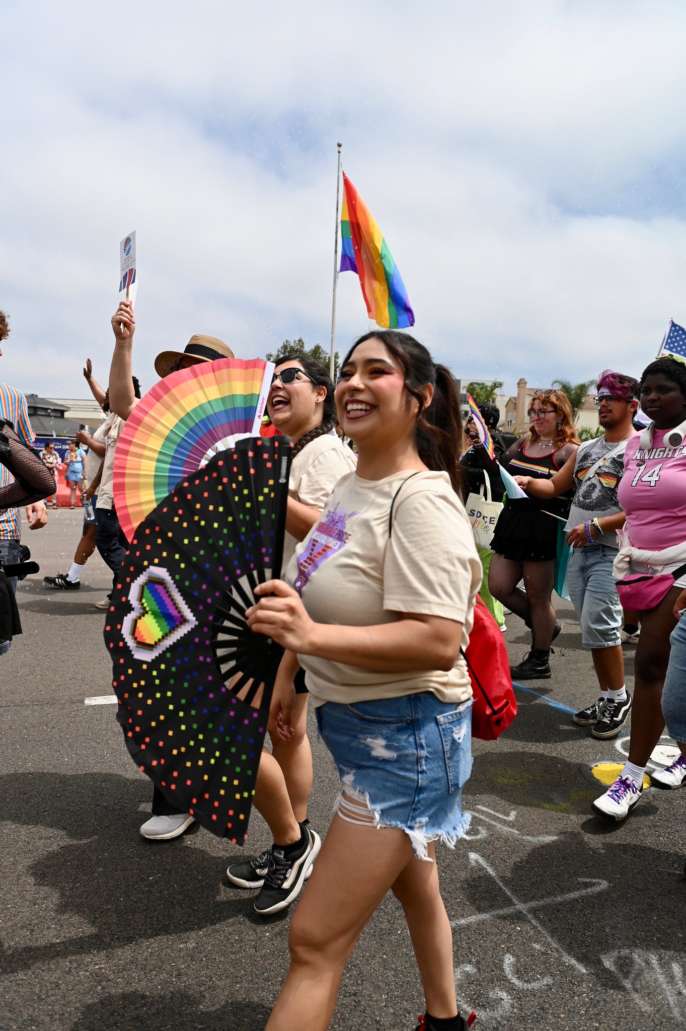 
The SDCCD at the San Diego Pride Parade.
