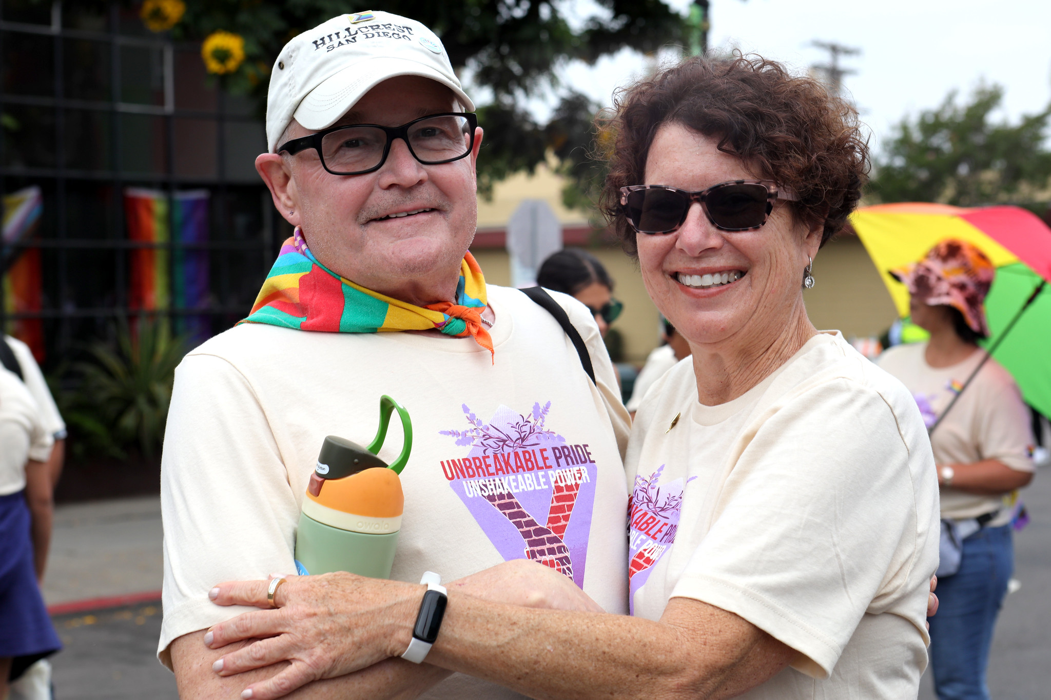 
Trustee Craig Milgrim with Vice Chancellor Laurie Coskey.
