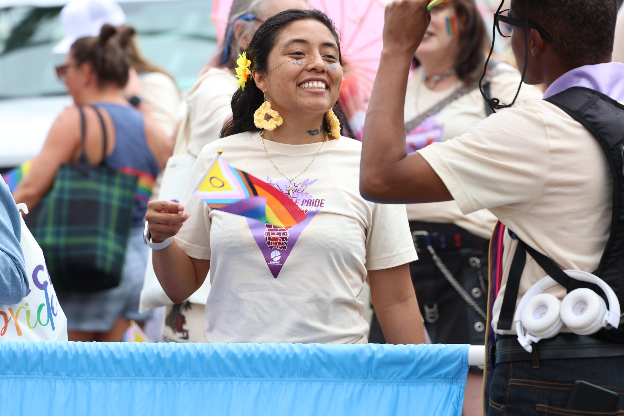 
The SDCCD at the San Diego Pride Parade.

