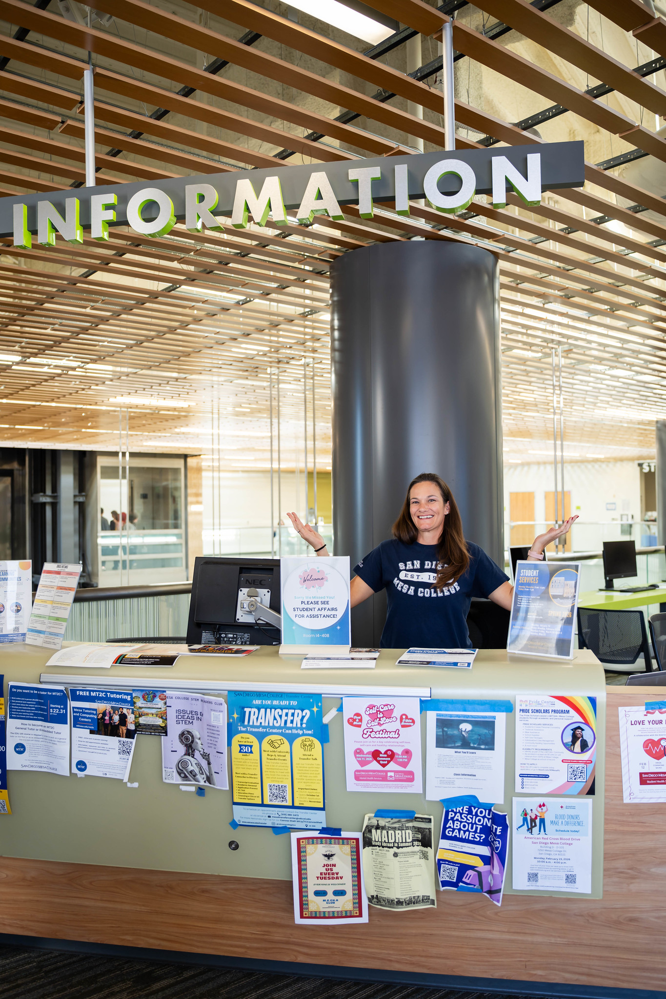 
The Information Counter at Mesa College
